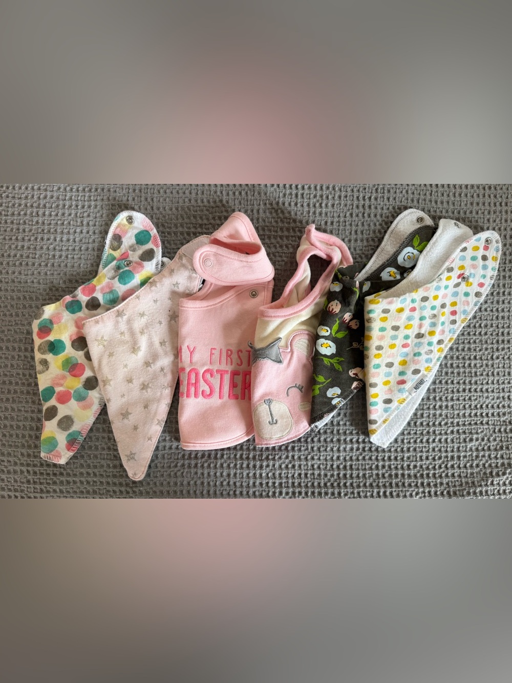 Set of 6 Baby Bandana Bibs